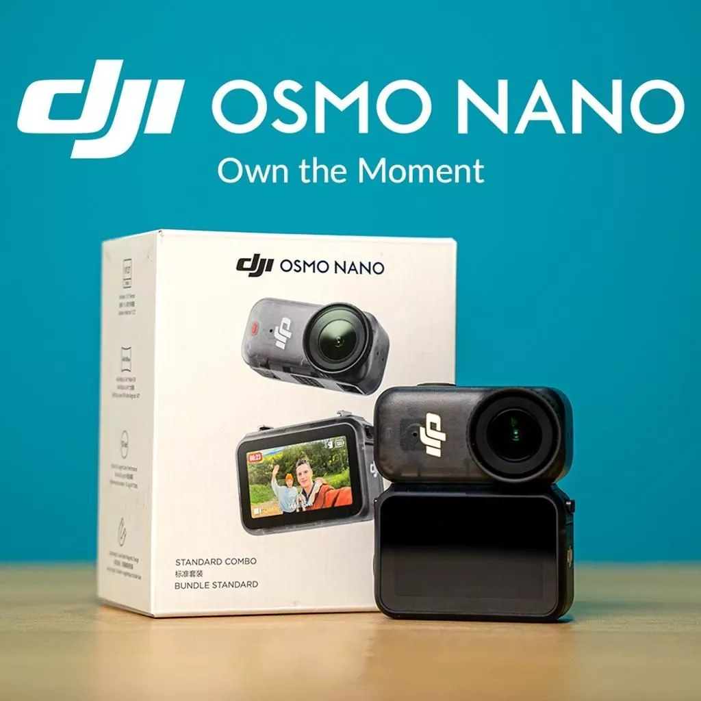 Camera Hành Động DJI Osmo Nano Siêu Nhẹ, Màn Hình OLED, Quay Video Lên Đến 4K/60fps