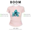 BOOM Áo Baby Tee Nữ Cotton Ôm Body-Áo Thun Ngắn Tay Y2K In Hình PhongCách Mùa Hè, Cổ Tròn Hàng Đầucách hàn quốc phong257