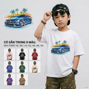 Áo thun trẻ em bé từ 2-12 tuổi Dễ phối đồ Mềm mịn Không gây kích ứng da