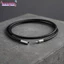 Vòng Cổ Dây Da BORAGETE, 45cm Có Khóa Dây Bện Vòng Cổ, Mặt Dây Tự Làm Màu Đen Chống Thấm Nước Dây Xích Dây Dây Quà Tặng