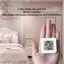 HL Hộ Gia Đình Nhiệt Kế Chính Xác Mini Trong Nhà Nhiệt Kế LCD Nhiệt Độ Kỹ Thuật Số Phòng Máy Đo Độ Ẩm Cảm Biến Đồng Hồ Đo Độ Ẩm LMWU