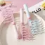 FAVORITEGOODS Lược Đôi Hàng, Lược Làm Tóc Lông Tơ Hai Hàng Perm Tóc, Dụng Cụ Chuyên Nghiệp Shunfa Răng Lớn Chống Tĩnh Điện Lược Chải Tóc Nữ Chăm Sóc Tóc