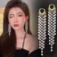 Hàng Ngày Đẹp Thanh Lịch Giả Ngọc Trai Tình Yêu Trái Tim Khóa Tai Niche Ánh Sáng Sang Trọng Tính Khí Tua Dài Bông Tai Siêu Cổ Tích E22622026-6-11