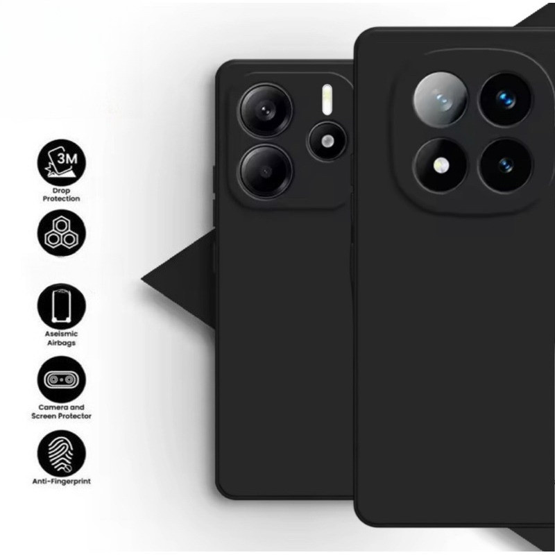 Dành Cho Redmi Note 14s 14 Pro + Pro 5G 4G Ấn Độ Ốp Lưng Bảo Vệ Silicon TPU Mềm Chống Sốc Cho Redmi Note 14s 14 Pro Plus 5G 4G Ốp lưng Silicon Lỏng Siêu Mỏng