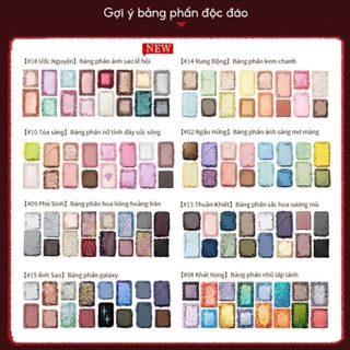 [Y355b] Bảng Phấn Mắt CHEERYEP QianYan 16 Ô Đa Năng