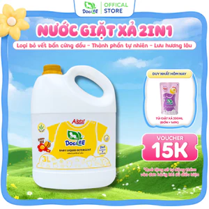 Nước Giặt Xả Quần Áo DOCILEE Đậm Đặc, Tiện Lợi Lưu Hương Lâu, Sạch Thơm Mềm Mại, Cho Da Nhạy Cảm