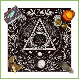Thẻ Tarot Vải Đọc Thẻ Tarot Vải Cho Bói Toán Di Động Trang Trí Tarot Bói Toán Thẻ Bàn Vải gelhvn