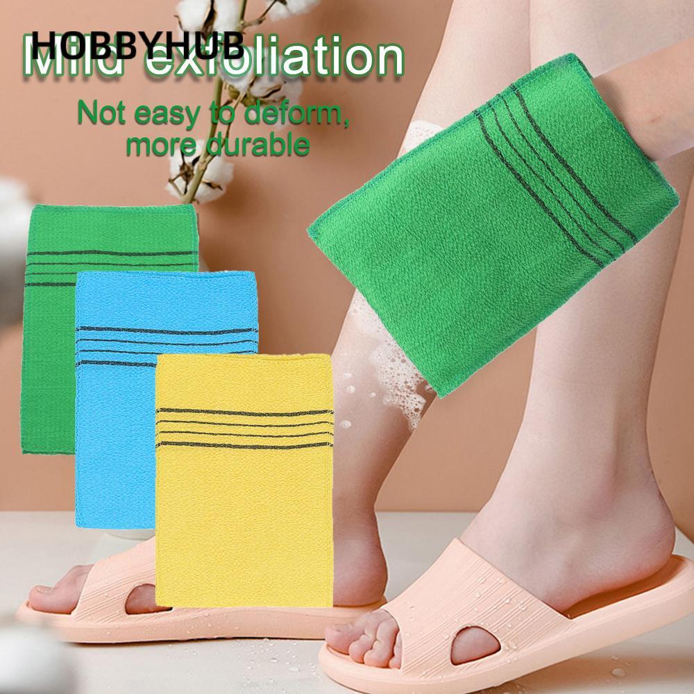 HOBBYHUB 1 / 3 / 5 / 10 chiếc Khăn tắm tẩy tế bào chết cực kỳ thoải mái Bền bỉ Tẩy rửa toàn thân Khăn lau di động