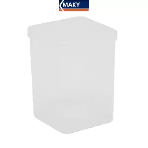MAKY Cotton Swab Hộp Bảo Quản Móng Tay Nghệ Thuật Tẩy Khăn Giấy Cotton Miếng Móng Tay Nghệ Thuật Bụi Dụng Cụ Tẩy Miếng Lót Tổ Chức VN