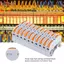 Belleshopp Aramox Loại đầu nối dây Riel 0,2-4 Mm Nhấn Khối đầu cuối nối dây nhanh cho các nhu cầu khác nhau (Màu đen)