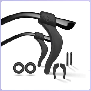 Kính Chống Trơn Trượt Chống Rơi Dụng Cụ Tiện Dụng Silicon Cố Định Móc Tai Trẻ Em Chống Rơi Khung Mắt Chân Móc Thẻ Kéo Z4FA