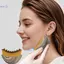 Bàn chải mặt đường viền bạch huyết Bàn chải khô Bàn chải mặt Kích thước S Máy mát xa mặt để điêu khắc Dụng cụ Massage da