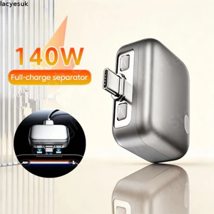 Bộ tách sạc toàn bộ LACYESUK, Bộ chuyển đổi sạc tự động tắt nguồn 140W, Bộ chuyển đổi sạc tự động tự động kết nối thông minh Bộ ngắt nguồn Type-C Điện thoại USB C