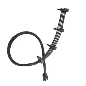 Btsg 50cm 6PIN Cáp Nối Dài Nguồn Với 4 Cổng Kết Nối Cho Supernova G1 650G1 750G1 Mô-đun PSUs Dây