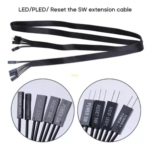 Btsg 20 30 50 100cm Bo Mạch Chủ Công Tắc HDD LED PLED Reset SW Power SW Cáp Nối Dài