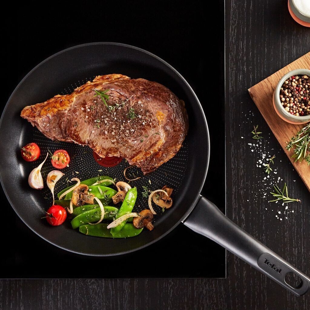 Chảo Rán Chống Dính Tefal Ultimate 20/24/26/28cm Titanium Dùng Cho Mọi Bếp, Hàng Chính Hãng Pháp