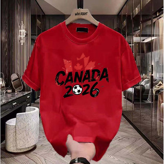 COD✅(Hồ Chí Minh)🚚 Áo thun nam bóng đá Canada 2026 Oversize HOT