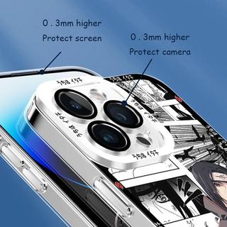 Anime NARUTO Sasuke Obito Hatake Kakashi Ốp Điện Thoại Cho IPhone 15 12 13 14 Pro Max Plus Mềm Trong Suốt Silicon Chống Sốc TPU Trong Suốt Hoạt Hình Xu Hướng Thương Hiệu