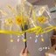 🔥ins style ô trong suốt ô trong suốt cầm tay Ngôi Sao Trong Suốt Ô Tri-Fold Ô Hoàn Toàn Tự Động Thẳng Tay Cầm Ô Dễ Thương Hoạt Hình Gấp Trẻ Em Người Lớn ins Ô Người Ảnh Hưởng
