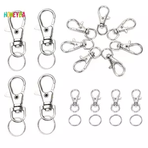 < Honeyba > 50 Chiếc Kim Loại Xoay Tôm Hùm Kẹp Móc Có Vòng Chìa Khóa DIY Trang Sức Thủ Công Đẹp