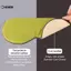 KUZHEN Trọng Lực Mặt nạ Mắt Sleepingfortable Ánh Sáng Bloing Cho Giấc Ngủ Sâu Giảm Căng Thẳng Quà Tặng Du Lịch Cho Nam Nữ HOT