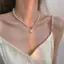 LUImo Giả Ngọc Trai Tình Yêu Nelace Thoáng Mát Và Ngọt Ngào Ngọc Trai Vàng Đơn Giản Nelace SBS