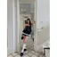 Cổ điển Pinstripe Nhiều Lớp Lông Tơ Bud Tube Top Áo Vest Nữ Mùa Hè Phong Cách Mới Tương Phản Màu Khâu viền Bò Tendon Top