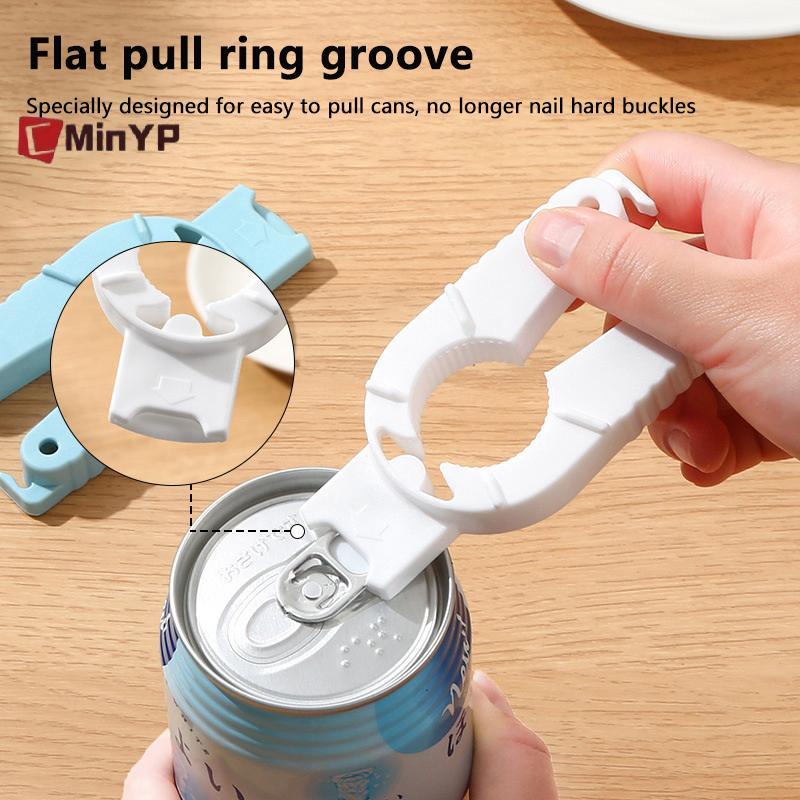 CMinYP 2 Cái Dụng Cụ Mở Chai Đa Năng Nhựa Dụng Cụ Mở Hộp Nước Kẹp Bình Nắp Bình Tẩy Kéo Tab Canh Cho Người Yếu Tay Người Cao Tuổi Vinh Quang
