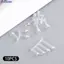 Bluelover 10 Chiếc Acrylic Trong Suốt Môi Stud Xuyên Vòng Sụn Bông Tai Thanh Tragus Mới