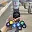 CANAMEK Australia Sidewalk Nút đèn giao thông Móc khóa Phụ kiện âm thanh Máy ép cầm tay để tạo âm thanh Móc khóa ghi nhớ vui nhộn CSF