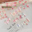 Sticker Dán Móng Tay Họa Tiết Hoa Sơn Dầu Monet Khô Cực Mỏng Phụ Kiện Trang Trí Nail Ẩn Hoa Cúc Trăng Khuyết Cao Cấp