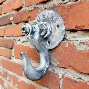 Phong Cách Châu Âu Lớn Chịu Lực Móc Sáng Tạo Retro gác xép Phong Cách Công Nghiệp Thô Gang Móc Treo Tường Áo Móc Thanh Móc Treo Tường