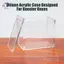 HFTOY Booster Box Acrylic Case Protector 8mm + 4mm Thi Clear Acrylic 5mm Đóng từ tính Dễ dàng nạp hàng đầu ~