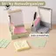 Hộp đựng giấy dán ghi chú Memo Pad, dành cho hộp đựng giấy dán 3x3 / Note kèm mẫu màu xám