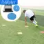 10x Bút Đánh Dấu Nón Phẳng Có Túi Bảo Quản Đa Năng Sân Khấu Đĩa Phẳng Cho Bóng Đá Thể Thao Thiết Bị Tập Luyện