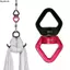 Carabiner xoay LACYESUK 30kN, 360° Xoay Chống Rối Xoay Carabiner Xoay, Spinner Hạng Nặng Đa Năng Xoay Kết Nối Ngoài Trời Leo Núi