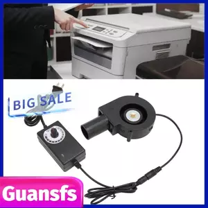 Guansfs Quạt thổi mini 120mm Tốc độ cao có thể điều chỉnh 110CFM 6000RPM 45dB Làm mát êm cho Modem điện tử DVR ABS 4.7In
