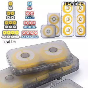 NEWIDEA 1 Cái Công Cụ Bảng Cuộn Dây, 2-6 Trục Chính W / Hộp Câu Cá Hộp Dây Chính, Silicon Bền / Bọt Ống Chính Đóng Di Động Hộp Bảo Quản Phụ Kiện Câu Cá
