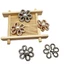 Khóa tấm kim loại Ming Made Hanfu Khóa sườn xám Khóa trẻ em Hanfu Khóa áo gió Trung Quốc Khóa 6.23 KCAK