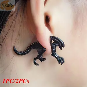 NKSFX 1 Cái / 2 Đôi Bông Tai Khủng Long Khủng Long Tyrannosaurus Trang Sức Rồng