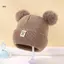 JULYHOT Mũ Mùa Đông Dễ Thương Màu Len Dệt Kim Bonnet Bebe Bé Sơ Sinh Mũ Pompom Cho Trẻ Em Bé Trai Bé Gái Trẻ Em Mũ Ấm Áp Massivedeals
