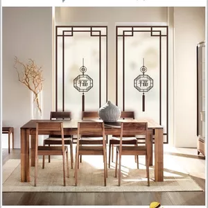 Phong Cách Trung Hoa Kính Trang Trí Nhà Bếp Cửa Trượt Cửa Sổ Mờ Phim Chống chói Chống Nắng Trong Suốt Opaque Cổ Khung 26.6.24