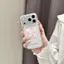 Ốp lưng mềm Thỏ Sọc Họa Tiết Cute Bảo Vệ Camera iPhone 17/16 Pro/15/14/13/12 Mẫu Hot