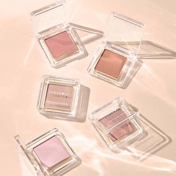 JUDYDOLL Blush Powder – Phấn Má Trang Điểm, Thiết Kế Nhỏ Gọn, Tiện Lợi