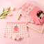 Quần đùi chip bé gái Maruka Fashion, quần lót trẻ em cotton sọc kẻ dâu tây siêu xinh 6-44kg