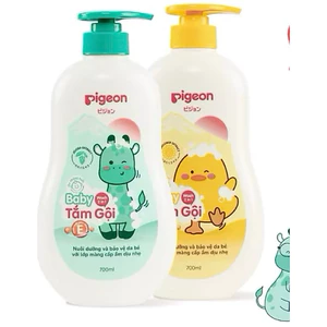sữa tắm gội Pigeon cho bé hương hướng dương 2in1 700ml