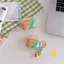 Phone Case For AirPods 4 / Pro3 / Pro2 / Pro TPU Chain Green Render Pendant Aesthetic Korean Cute