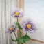 Hoa mẫu đơn nhân tạo PYCOU, Cánh hoa lông tơ nhiều lớp ngoài trời Đầu hoa lớn, Màn hình sàn hoa giả lụa 40 / 50cm