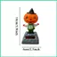 Halloween Năng Lượng Mặt Trời Nhảy Múa Búp Bê Ma Quái Bảng Điều Khiển Trang Trí Bí Ngô Chạy Bằng Năng Lượng Mặt Trời Nhảy Múa Hình Cho Ô Tô SUV RVs jiwvn