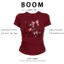 BOOM Áo Baby Tee Nữ Cotton Ôm Body-Áo Thun Ngắn Tay Y2K In Hình PhongCách Mùa Hè, Cổ Tròn Hàng Đầucách hàn quốc phong516
